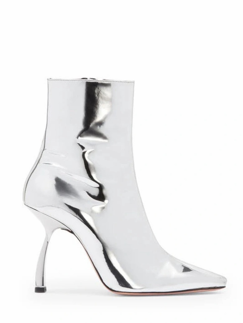 Piferi "Merlin" Womens Size 38 EU Metallic Vegan Leather Booties $775 PR10 -199